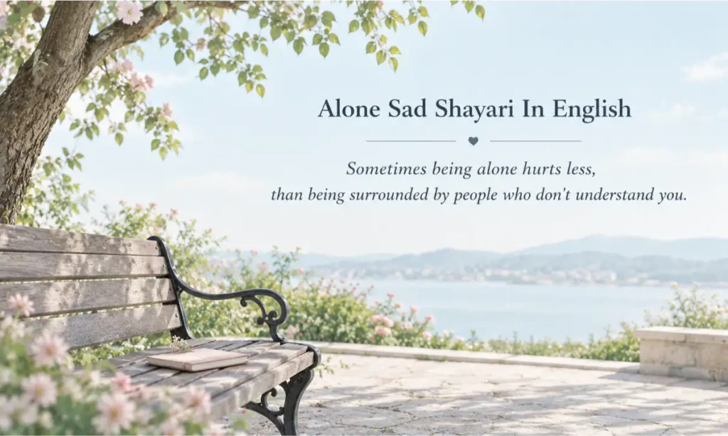 Alone Sad Shayari In English