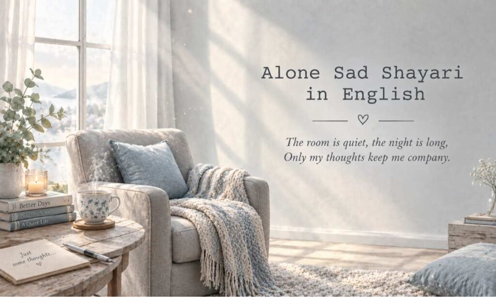Alone Sad Shayari in English