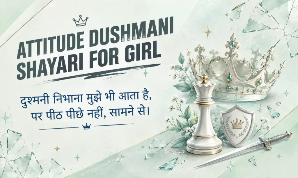 Attitude Dushmani Shayari For Girl
