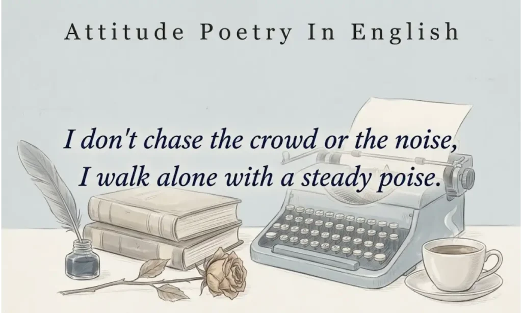 Attitude Poetry In English