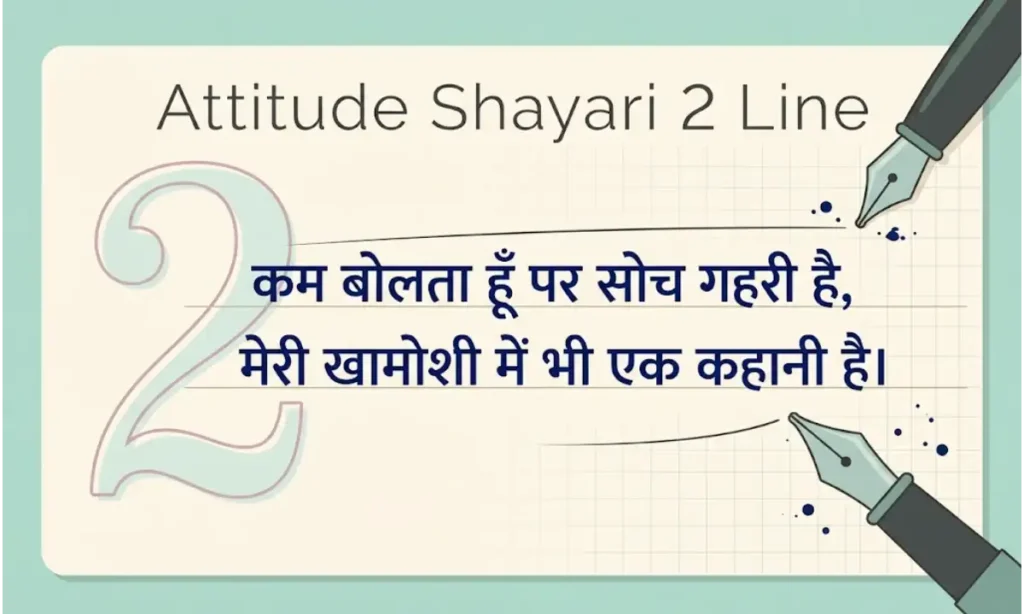 Attitude Shayari 2 Line