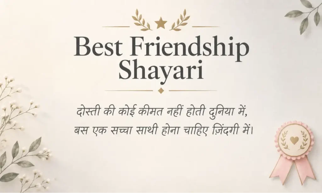 Best Friendship Shayari