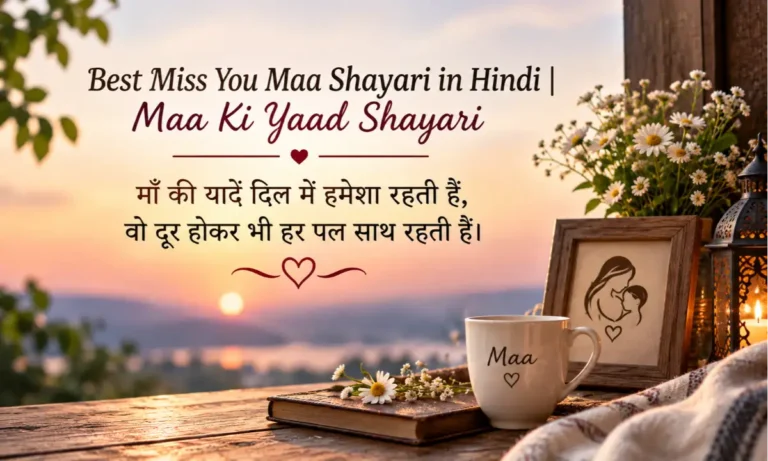 Best Miss You Maa Shayari in Hindi _ Maa Ki Yaad Shayari