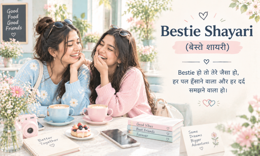 Bestie हो तो तेरे जैसा होहर पल हँसाने वाला और हर दर्द समझने वाला हो
