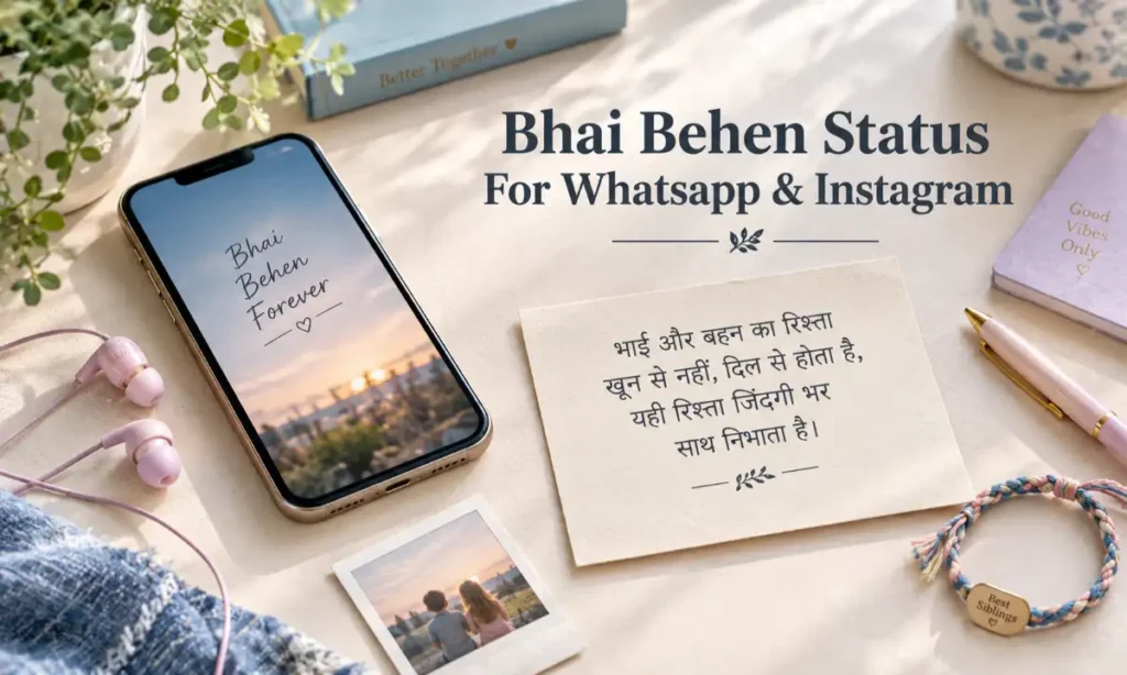 Bhai Behen Status For Whatsapp & Instagram