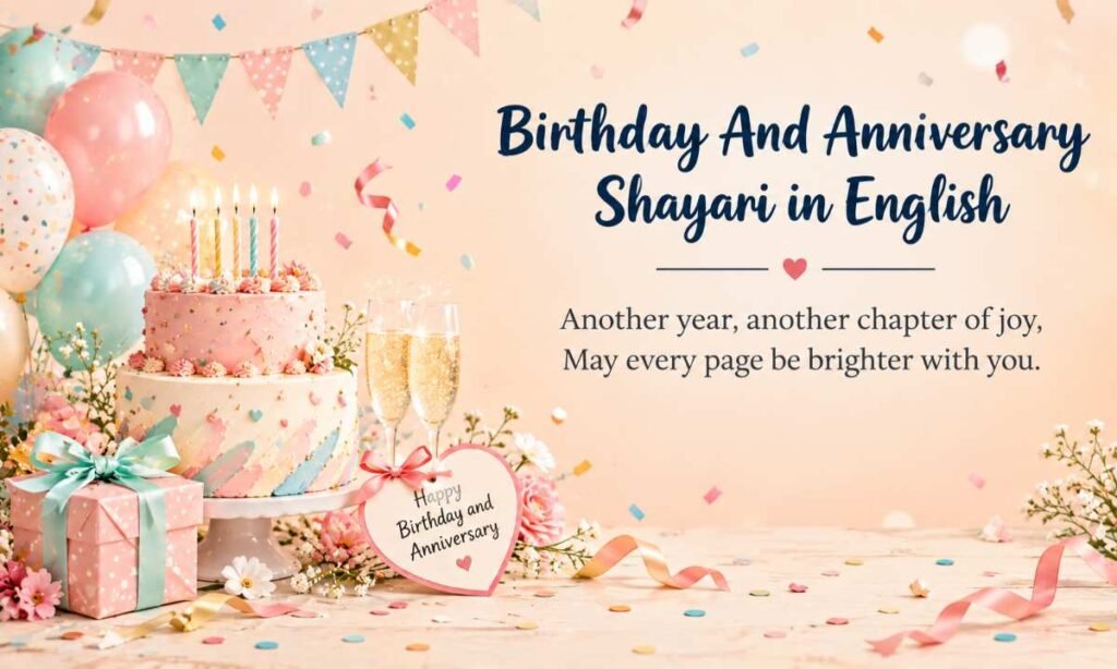 Birthday And Anniversary Shayari in English
