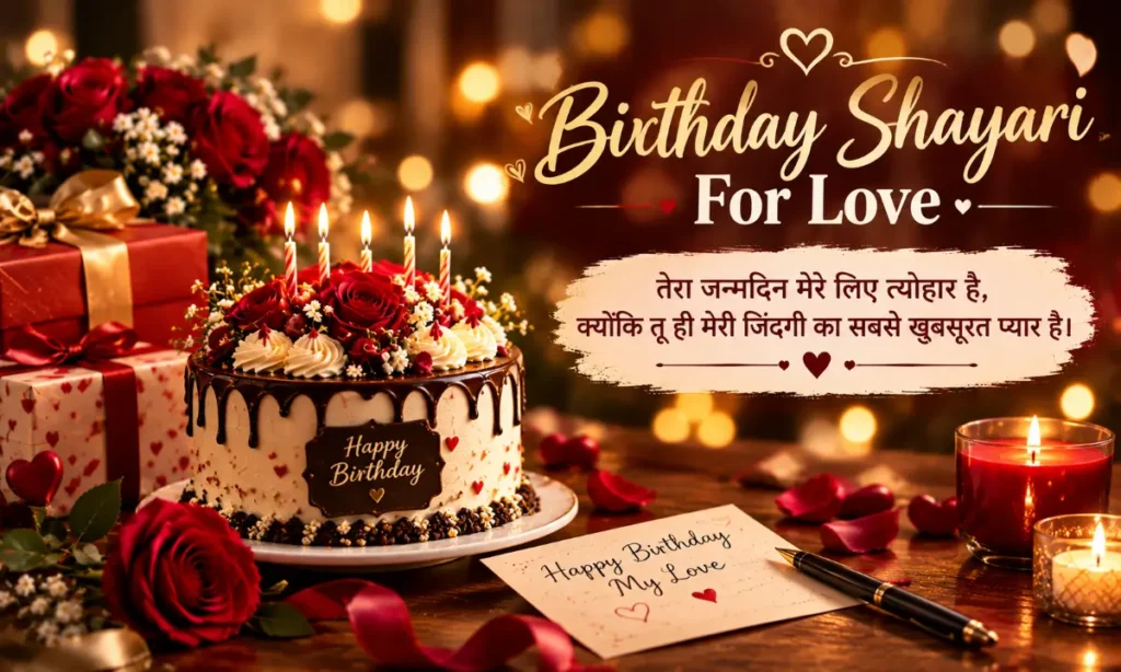 Birthday Shayari For Love