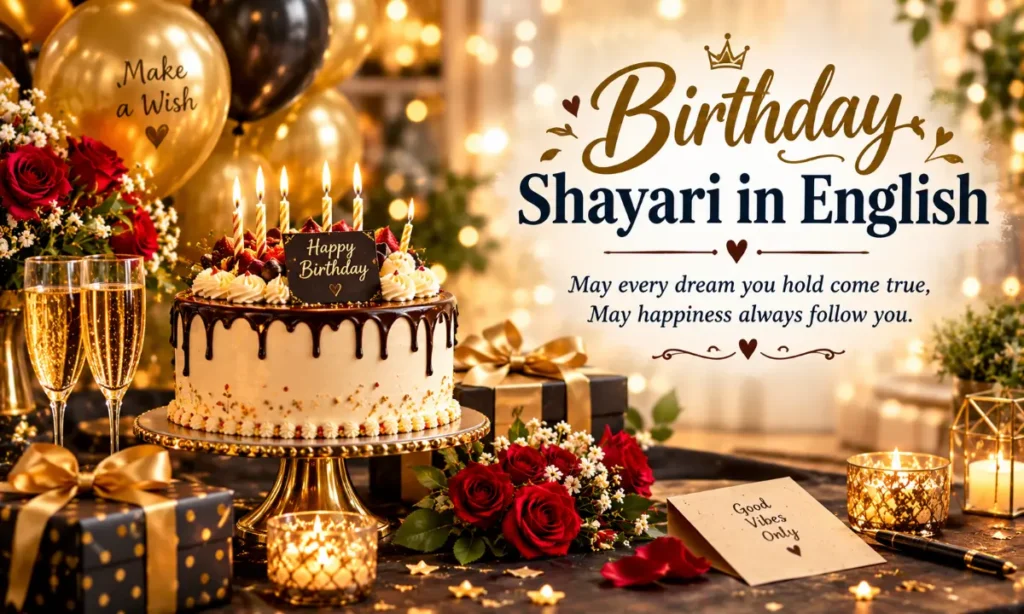 Birthday Shayari in English
