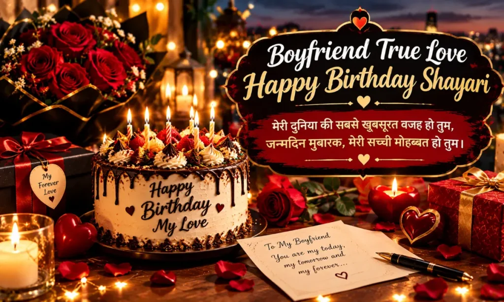 Boyfriend True Love Happy Birthday Shayari