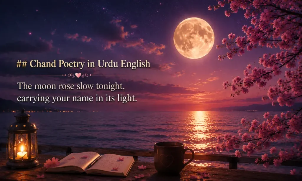 Chand Poetry in Urdu English