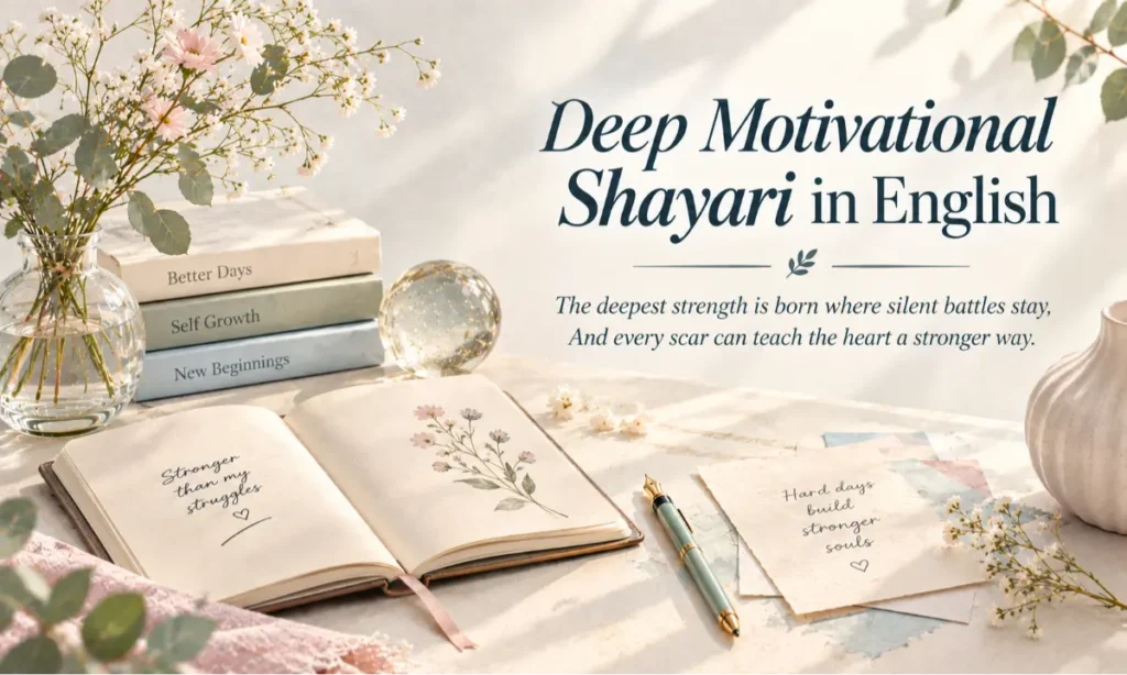 Deep Motivational Shayari in English