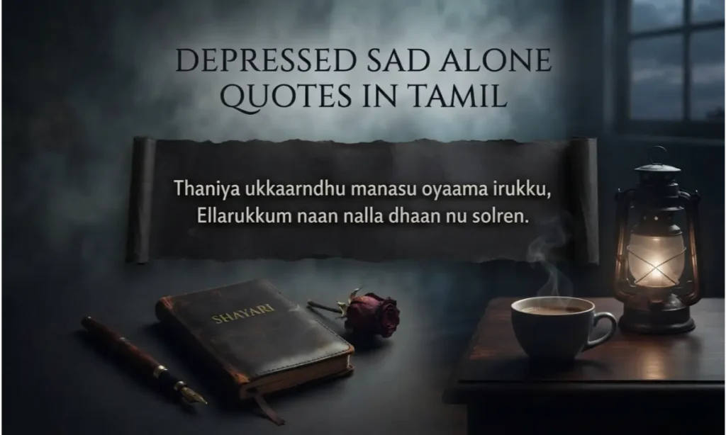 Depressed Sad Alone Quotes in Tamil