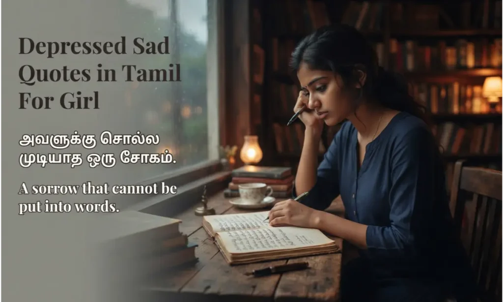 Depressed Sad Quotes in Tamil For Girl