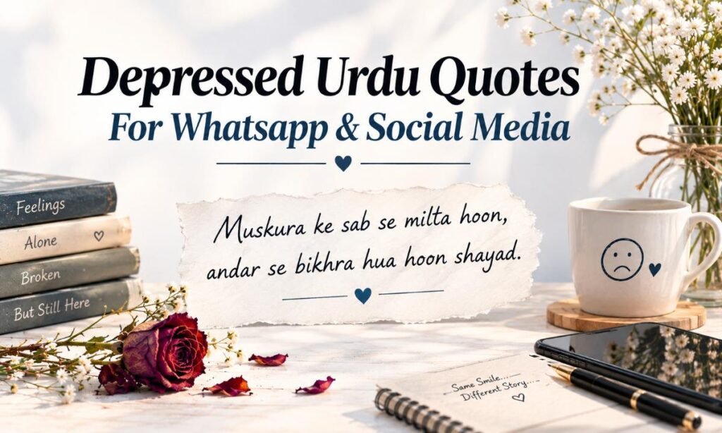 Depressed Urdu Quotes For Whatsapp & Social Media