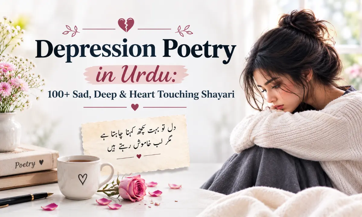 Depression Poetry in Urdu 100+ Sad, Deep & Heart Touching Shayari