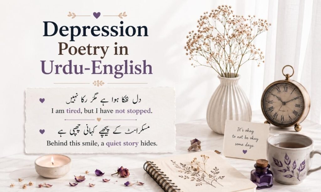 Depression Poetry in Urdu-English
