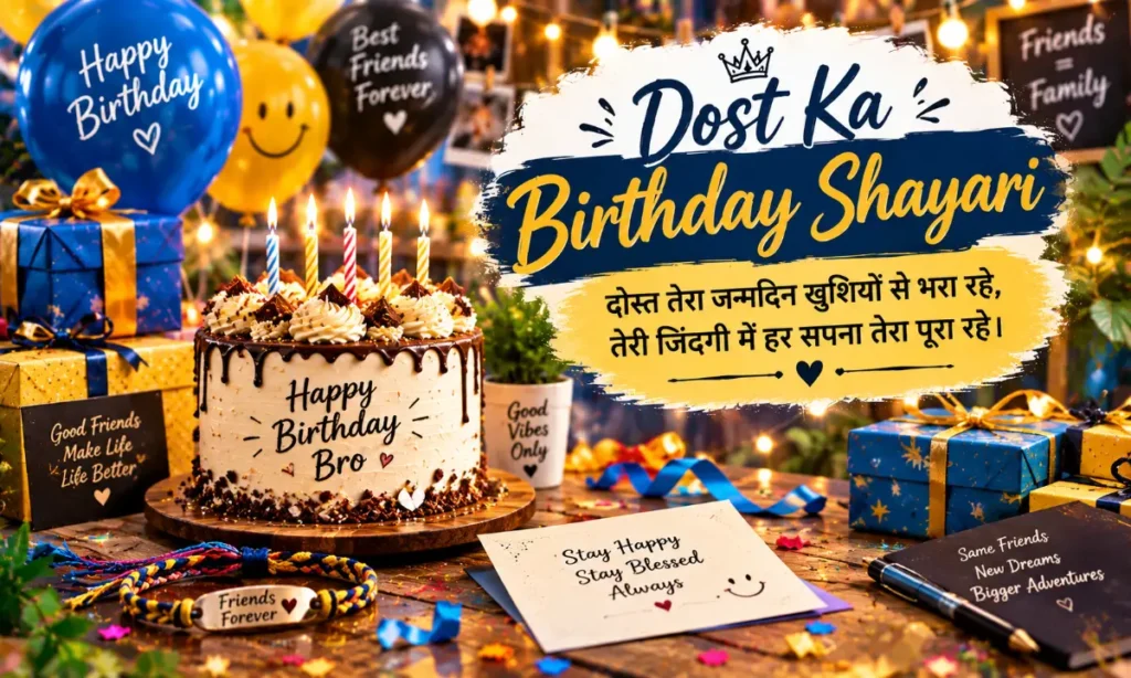 Dost Ka Birthday Shayari