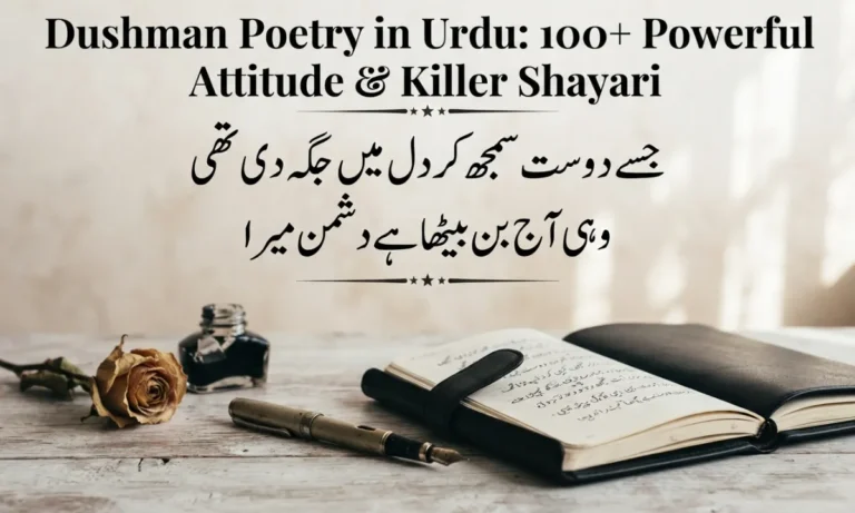 Dushman Poetry in Urdu 100+ Powerful Attitude & Killer Shayari