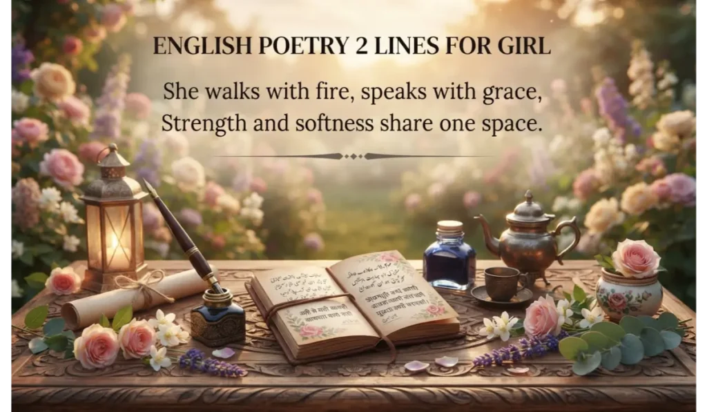 English Poetry 2 Lines For Girl