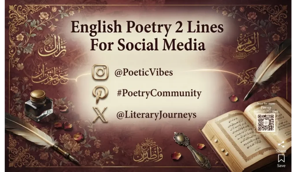 English Poetry 2 Lines For Social Media