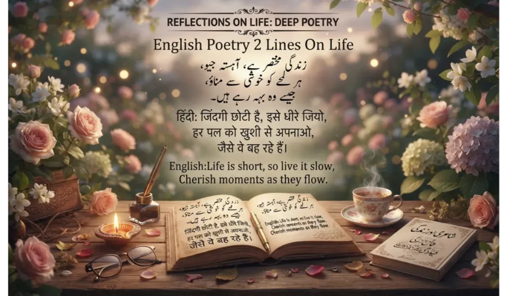 English Poetry 2 Lines On Life