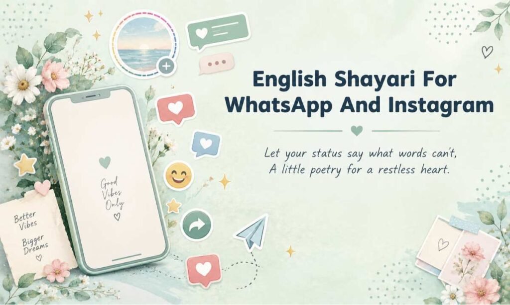 English Shayari For Whatsapp And Instagram