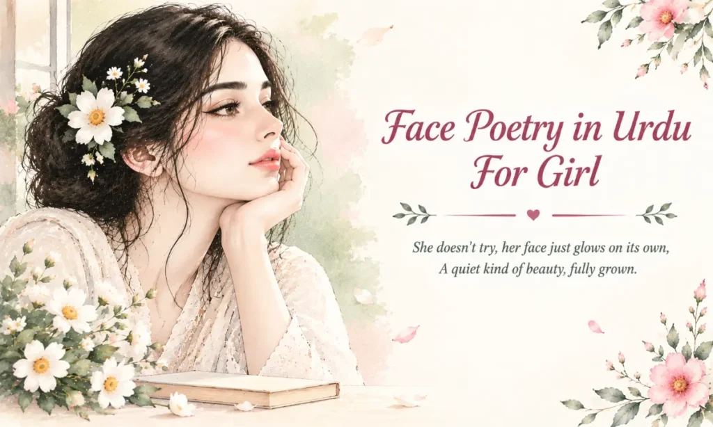 Face Poetry in Urdu For Girl