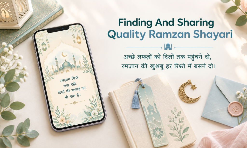 Finding And Sharing quality Ramzan Shayari