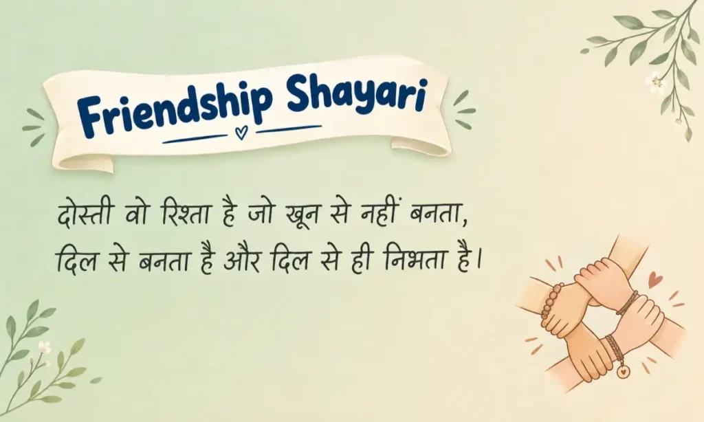 Friendship Shayari