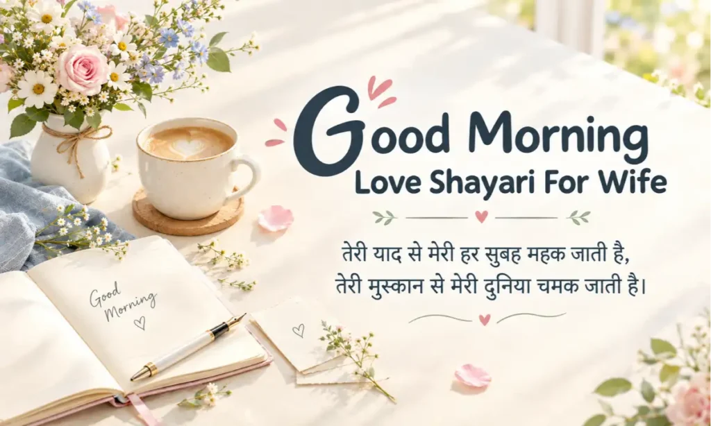 Good Morning Love Shayari For Wife