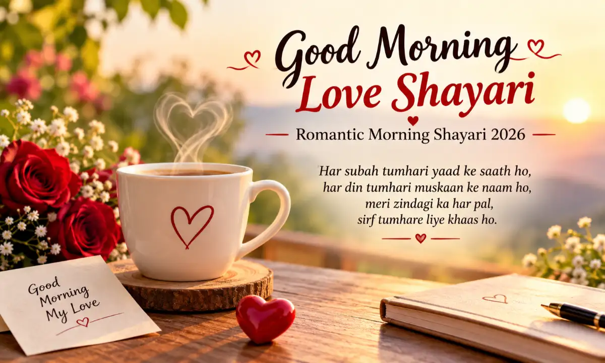 Good Morning Love Shayari _ Romantic Morning Shayari 2026
