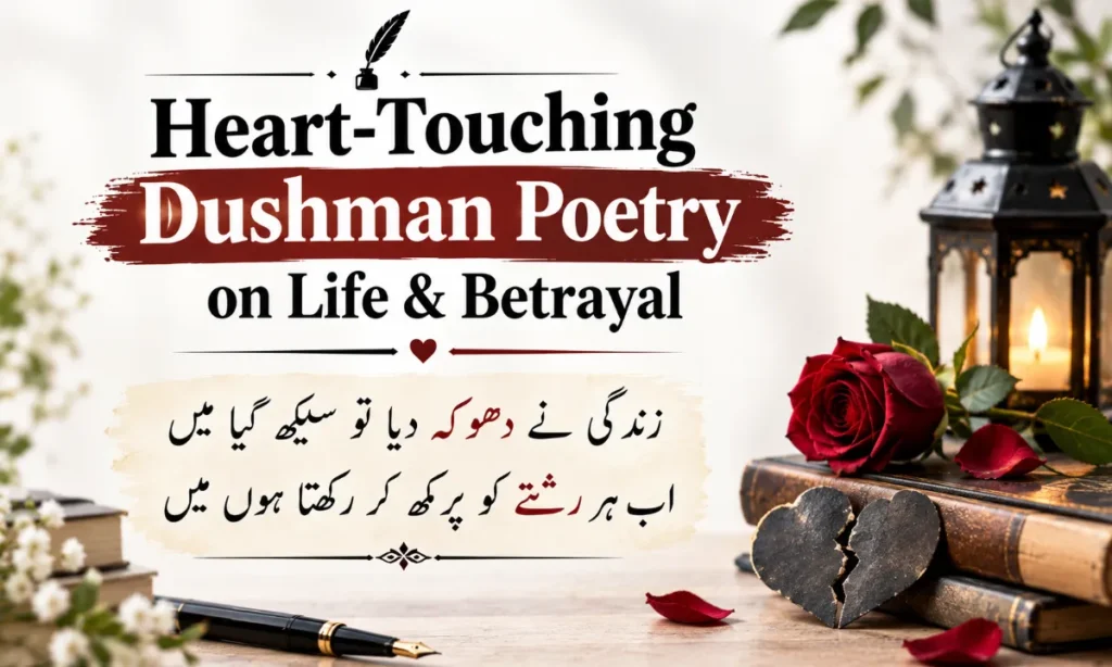 Heart-Touching Dushman Poetry On Life & Betrayal