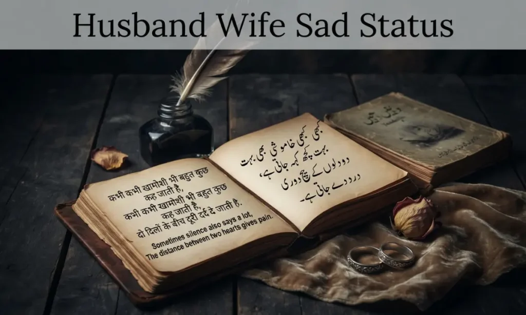 Husband Wife Sad Status