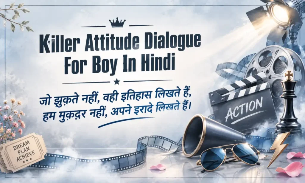 Killer Attitude Dialogue For Boy In Hindi