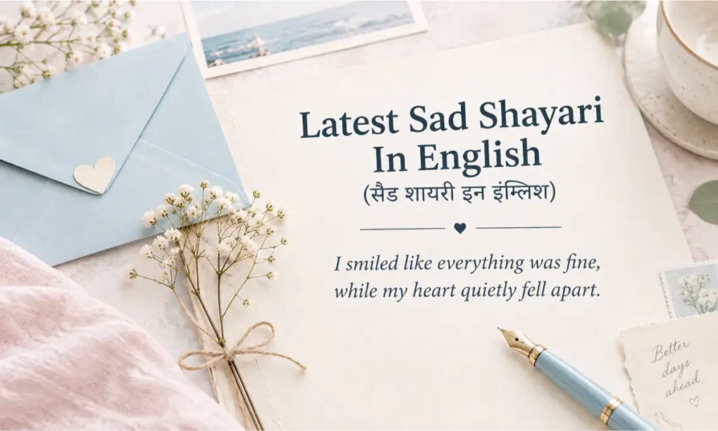 Latest Sad Shayari In English