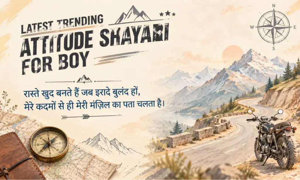 Latest Trending Attitude Shayari For Boy