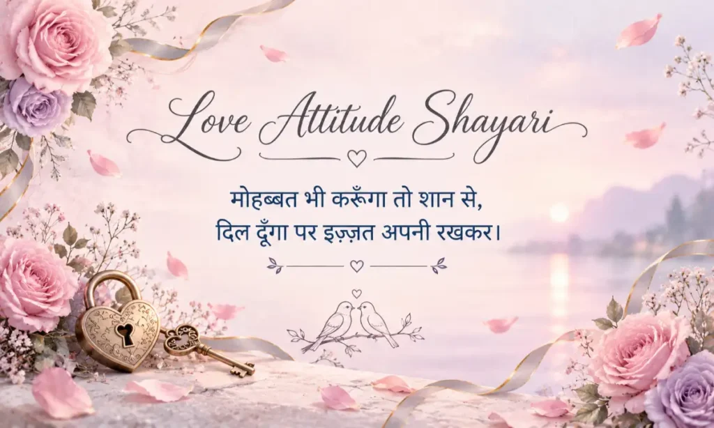Love Attitude Shayari