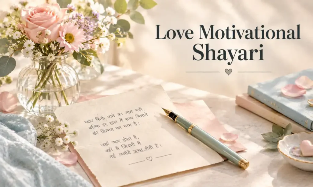 Love Motivational Shayari