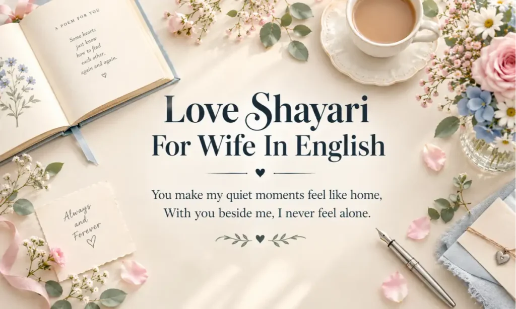 Love Shayari For Wife In English