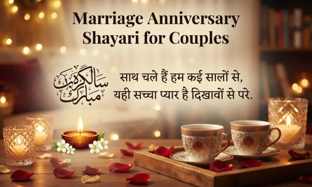 Marriage Anniversary Shayari for Couples