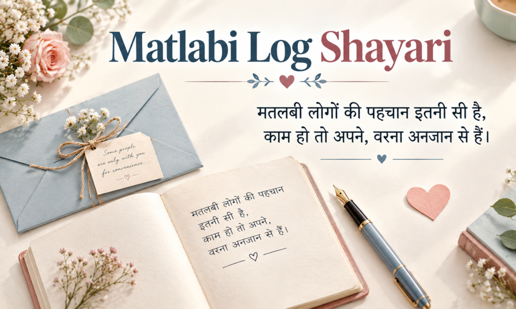 Matlabi Log Shayari