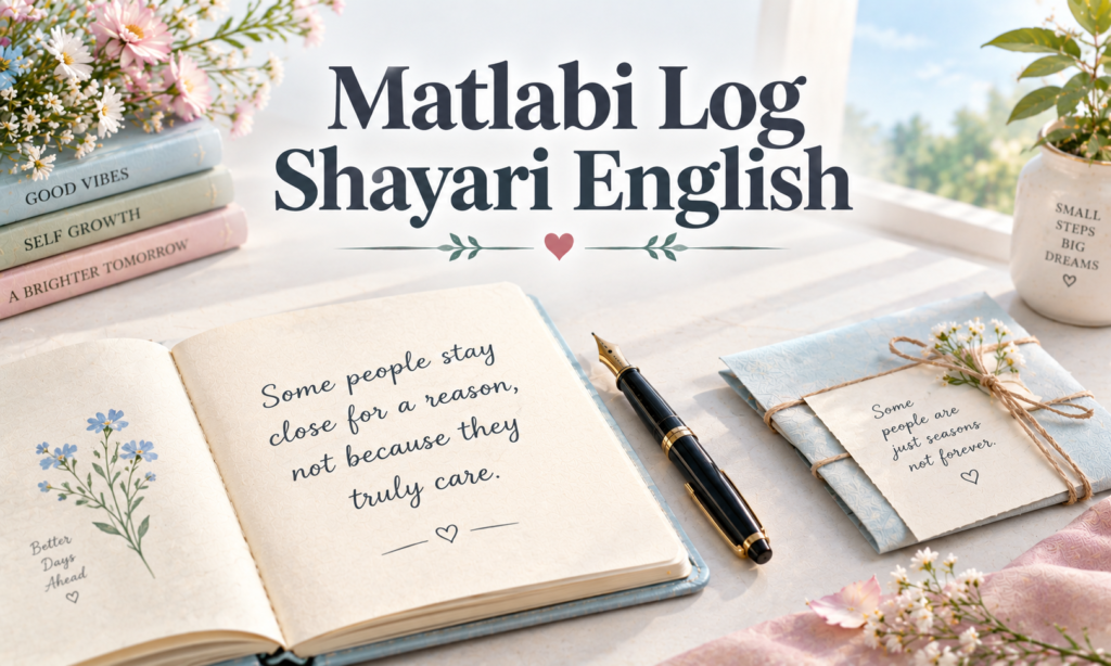 Matlabi Log Shayari English