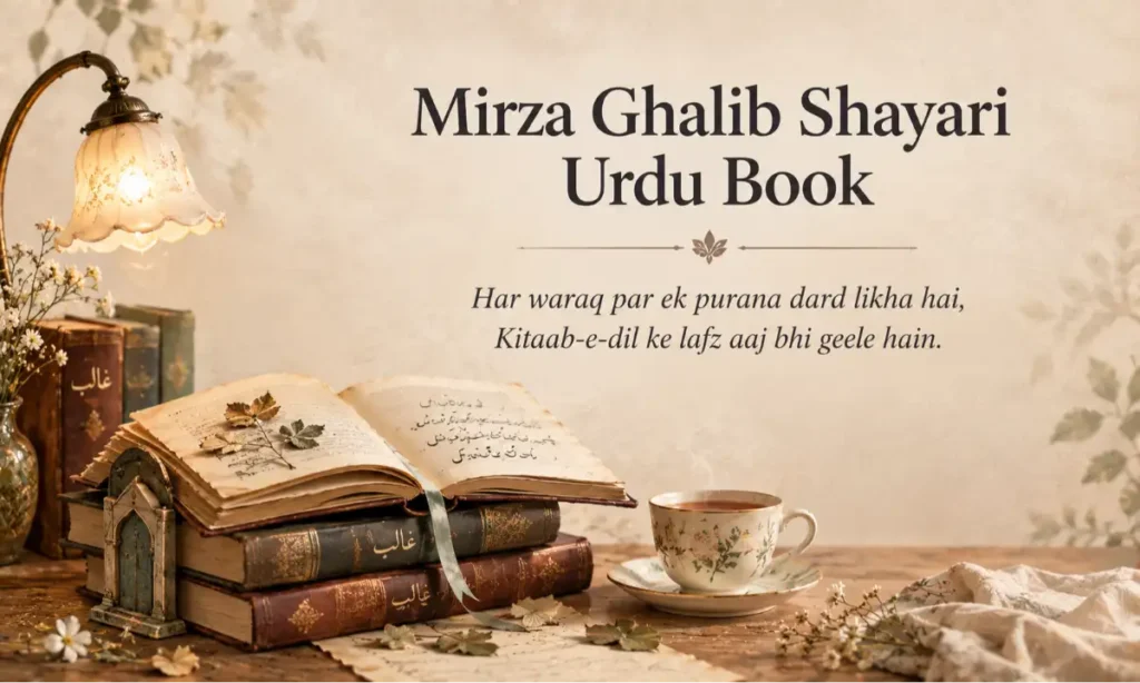 Mirza Ghalib Shayari Urdu Book