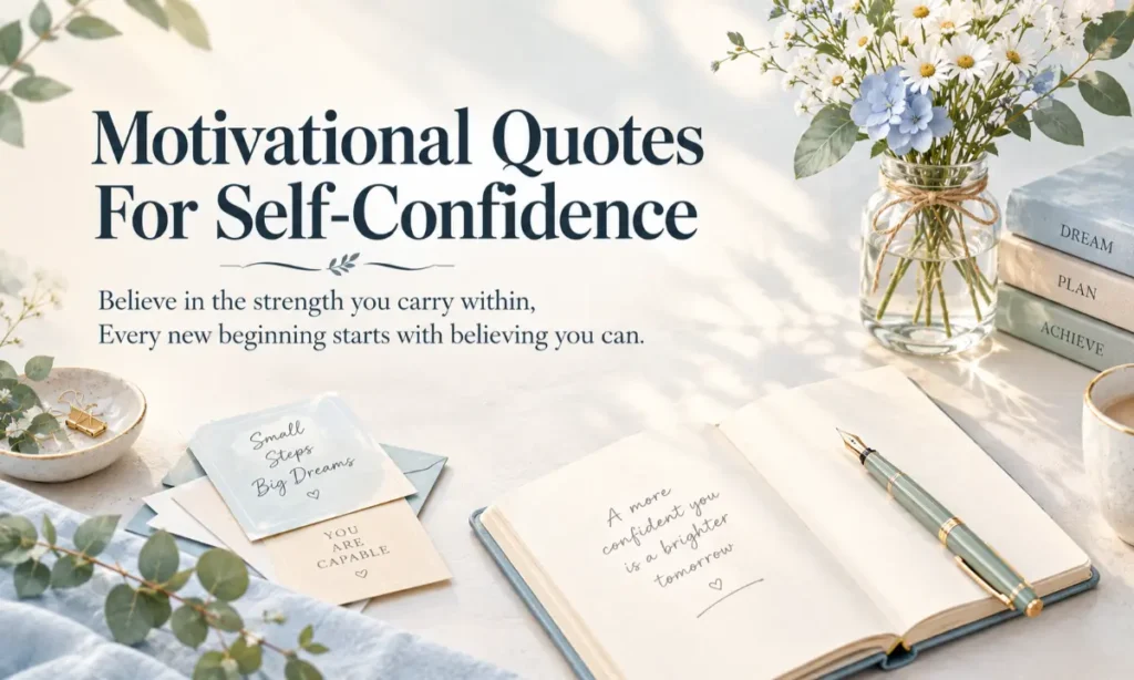 Motivational Quotes For Self-Confidence