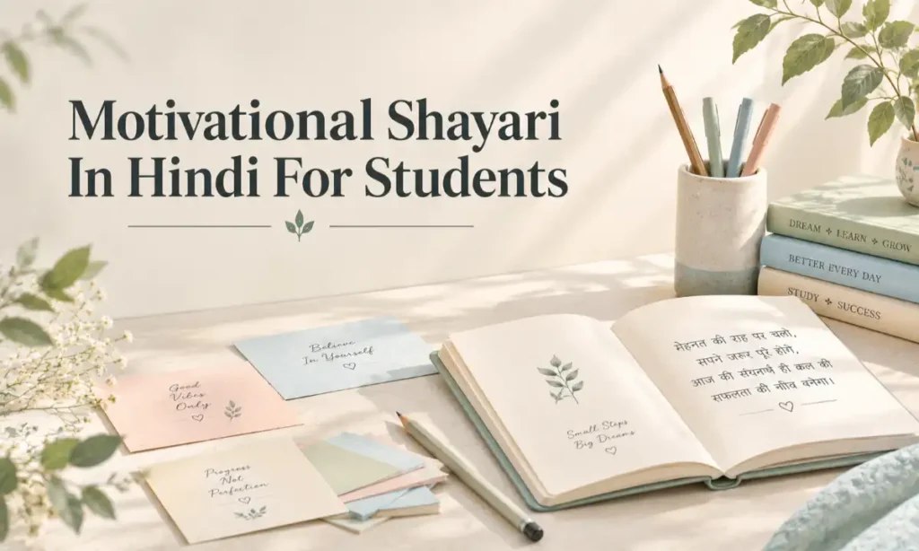 Motivational Shayari In Hindi For Students