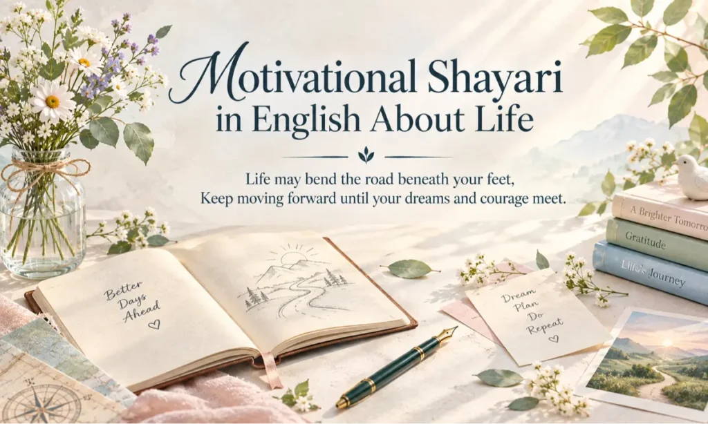 Motivational Shayari in English About Life