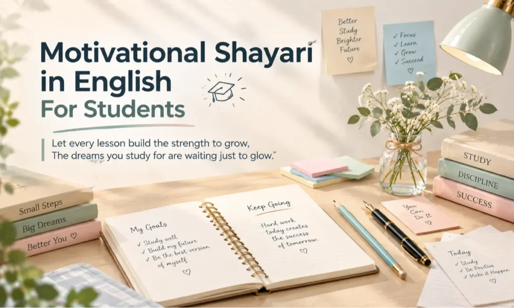 Motivational Shayari in English For Students
