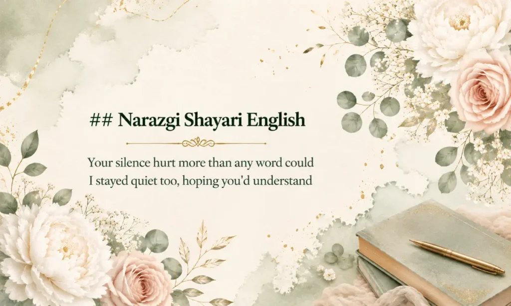 Narazgi Shayari English