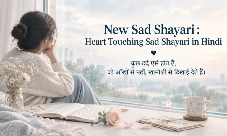New Sad Shayari Heart Touching Sad Shayari in Hindi