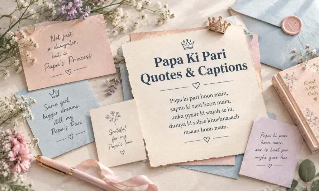 Papa Ki Pari Quotes & Captions